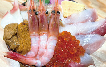 ぶり海鮮5色丼